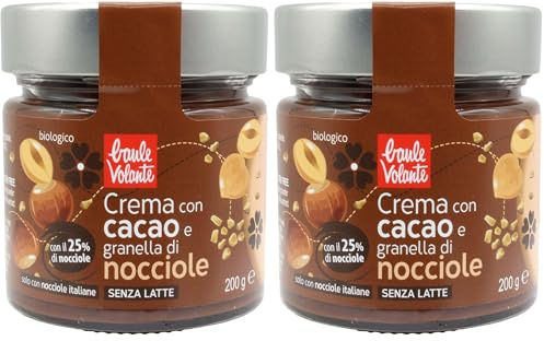 Crema con cacao e granella di nocciole (Confezione da 2)