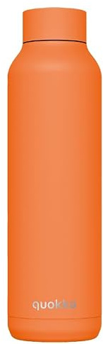 QUOKKA BOTELLA TERMO ACERO INOXIDABLE SOLID PAPAYA ORANGE 630 ML
