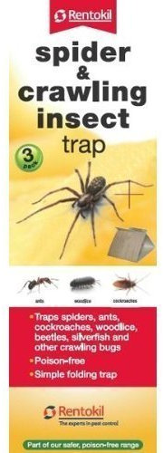 Rentokil 9 Pack Spider & Crawling Insect Beetle Ants Cockroaches Trap