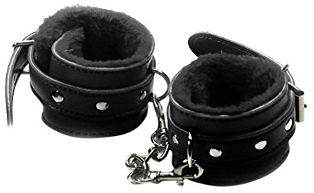 Mamum - SM Sexy Toy Kit de Bandage Sexy Erotique à Jambe Poignets Cheville Main Sangles Réglables Sexuel Jouet de Rôle Bracelets Adultes Accessoire de déguisement (Noir)