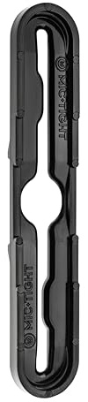 Mic+Tight The Police Mic Clip Tactical Portable Radio Mic Clip for Uniforms or Bullet-Proof Vest Carriers | Black