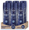 NIVEA MEN Cool Kick Spray en pack de 6 (6 x 200 ml), desodorante de hombre con un golpe de frescor, desodorante antitranspirante para el cuidado masculino