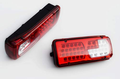 2 x LED bakre bakljus AMP 1,5 kontakt för DAF XF95 XF105 XF106 CF