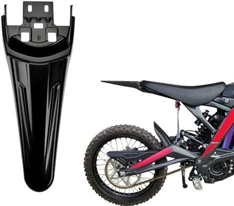 CTDOESO Motorrad Schutzblech Hinten,Motorrad Verlängerter Hinten Kotflügel Rear Fender hinterer Kotflügelschutz ABS-Kunststoff Dirt Pit-Kotflügel für Sur Ron Light Bee X/S X260 X160