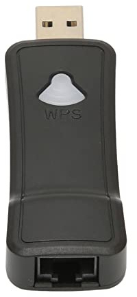 Transmisor Receptor WiFi Inalámbrico de 2,4 G, Adaptador WiFi USB a Adaptador de Red con Cable RJ45, Tarjeta de Red Inalámbrica USB de 300 Mbps para Televisores, Consolas de Juegos E Impresoras