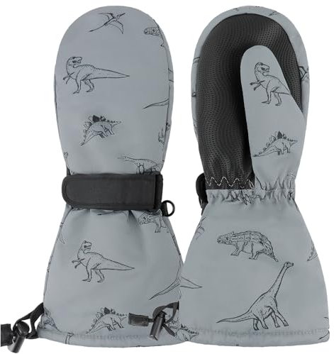 JANGANNSA Baby Handschuhe Winter Kinder Fäustlinge Baby Junge Mädchen Wasserdicht Gloves Unisex Outdoor Handschuhe Skihandschuhe 1-6 Jahre