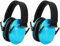 Beedove Casque Anti Bruit Enfant, 2 Pièces Casque Antibruit Pliable Réglable Confortable, Protection Auditive, pour l’Autisme, TDAH, Feux d’Artifice, Concert, Milieu Bruyant ou Stressant, Bleu