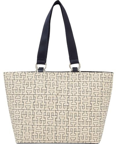 Tommy Hilfiger Damen Handtasche TH City Mono Tote SP24 One Size