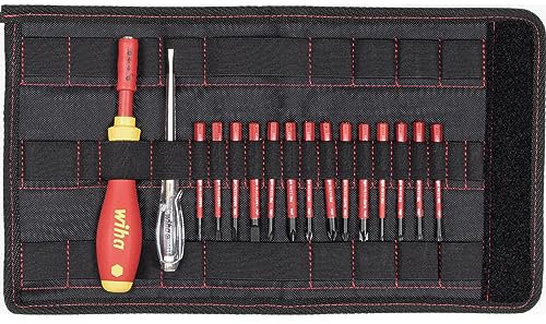 Wiha Schraubendreher Schraubendreher mit Bithalter electric slimVario Starter-Set