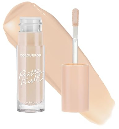 ColourPop Pretty Fresh Creamy Concealer - Full Coverage Concealer with a Natural Finish - Formulated with Hyaluronic Acid & Coconut Water for Instant Hydration - Light - 45W (0.3 oz)
