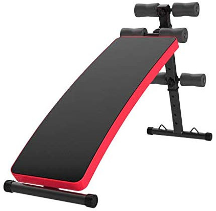 SmPinnaA Zusammenklappbare Trainingsbank Mit Verstellbarer Neigung, Multifunktionale Hantelbank, Bauch-Sit-Up-Board, Decline-Sit-Up-Board, Hat Eine Maximale Gewichtskapazität Von 100 Kg