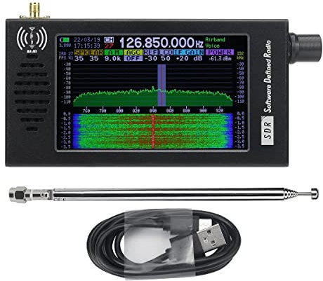 Aorwh Radio Definida por Software SDR Receptor de Radio DSP DemodulacióN Digital CW/Am/SSB/FM/WFM Receptor de Radio