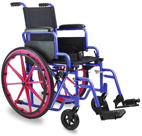 PEPE Mobility Sedia a Rotelle per Bambini (Pieghevole, Stretta, Leggera), Carrozzina Disabili Compatta e Trasportabile