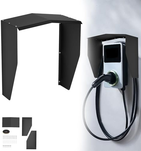 XINZI Wallbox - Funda protectora contra la intemperie para cajas de pared, protección contra la lluvia, techo protector para estación de carga de coche electrónico, cubierta impermeable para cargador,