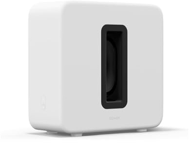 Sonos Sub 4 - Subwoofer inalámbrico con graves potentes para entretenimiento inmersivo, color blanco