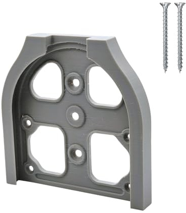 Alchemy Collectives Wall & Ceiling Projector Mount | Compatible with 10cm Round Base HY300 Pro Projectors, Quick Install (Grey, Mount, Screws)