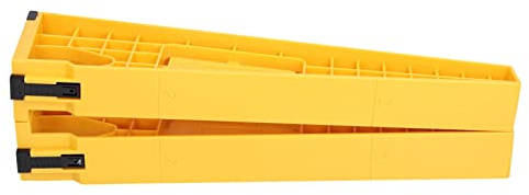 YWBL-WH Set di 2 Maschere per Guide per Cassetti, Kit di Strumenti per l'installazione di Armadi in ABS, per Guide per Cassetti, Ausilio di Montaggio Regolabile con Lunghezza 14 Pollici, per per
