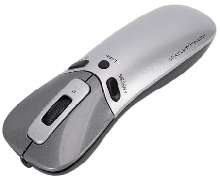 Sxhlseller Clicker de Presentación Inalámbrico con Gyro Air Mouse, Avance de Diapositivas USB 2.4G, Clicker PPT con Puntero Láser, Control Remoto, Alcance de 15M para Presentaciones en