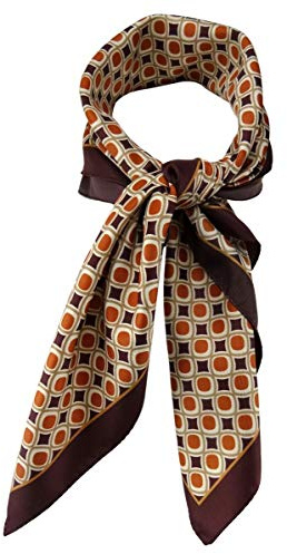 TigerTie Damen Nickituch Halstuch gemustert - Halstuchgröße 60 x 60 cm