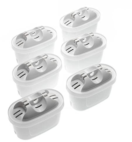 vhbw 6x Wasserfilter kompatibel mit Aqua Optima Evolve Filterkanne, Wasserkanne