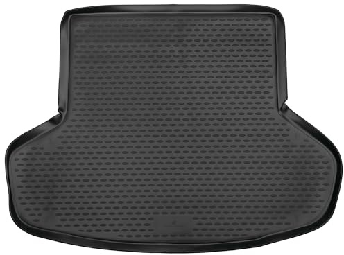 WALSER XTR Kofferraumwanne für Toyota Avensis (T27) Kombi 2009-2018, 100% passgenaue Antirutschmatte Auto, Gummimatte Auto, Kofferraum Schutzmatte, Anti Rutsch Matte Gummi, Auto Gummimatten