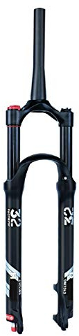 VPPV Forcella per Mountain Bike 26 , Tubo Dritto 1-1/8 Ammortizzatore 27,5 29 Pollici Bicicletta MTB Forche a Gas Corsa 120 mm (Colore : Shoulder Lock-B, Size : 26inch)