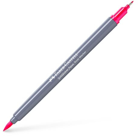 Faber-Castell Creative Studio Goldfaber Aqua Dual Marker Pink Single Marker für Kunst, Handwerk, Zeichnen, Skizzieren, Zuhause, Schule, Universität, Ausmalen