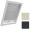 WOLTU Thermo Dachfenster Rollo ohne Bohren Sonnenschutz Verdunkelungsrollo mit Saugnäpfen, Thermorollo Hitzeschutz für Velux- und Roto-Fenster M04 / 304, Dunkelgrau 60x73 cm