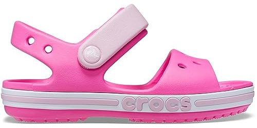 Crocs Unisex Kinder Bayaband Sandal K Sandalen, Electric Pink, 27/28 EU