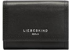 LIEBESKIND Berlin Damen Sadie Naplack Louisa Purse S, black Calf, S (HxBxT 8.5cm x 11cm x 2cm)