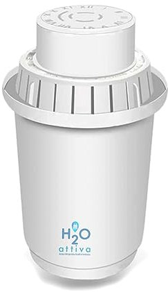 Filtro original de 7 etapas para jarra filtrante H20 activa | 450 litros de capacidad filtrante | Genera agua hidrogenada alcalina ionizada naturalmente purificada y microestructurada (1)