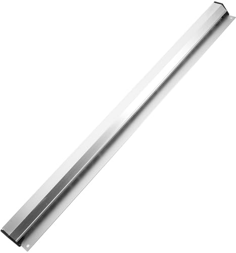 MUCKLILY Menühalter Aus Aluminium Rutschfester Tickethalter 19.69X2.17X0.98In Hitzebeständig Für Küche Restaurant Takeaway Robust Und Kompakt