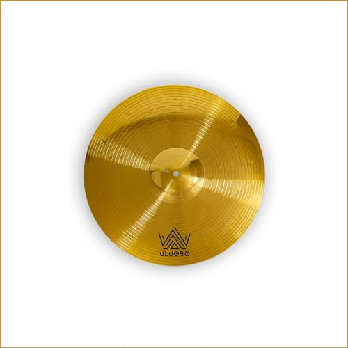 ULUOBO Platillo Splash de 25,4 cm, platillo Pratice Splash (dorado)
