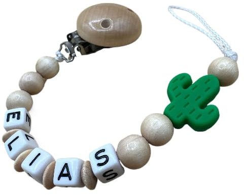 personalisiertes baby geschenk mit Namen personaliertesgeschenk mit Namen für Mädchen oder Junge Baby Geschenk personalisiert zur Geburt & Taufe mehrere Modelle (Kaktus Grün)