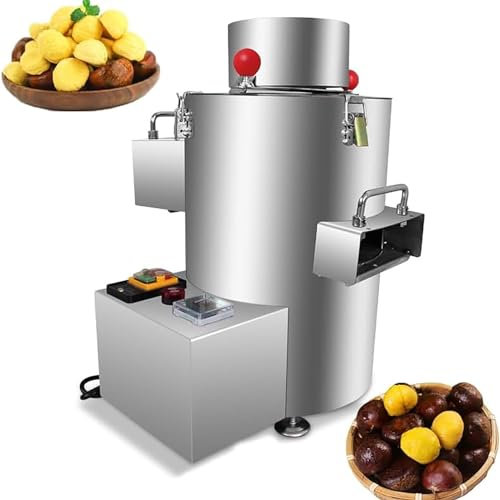 CGCSYZ Machine à éplucher automatiquement Les châtaignes, Machine électrique à casser Les châtaignes avec tête de Couteau en Acier Inoxydable, Performance de 40 kg/h et n'endommage Pas la pulpe, au(