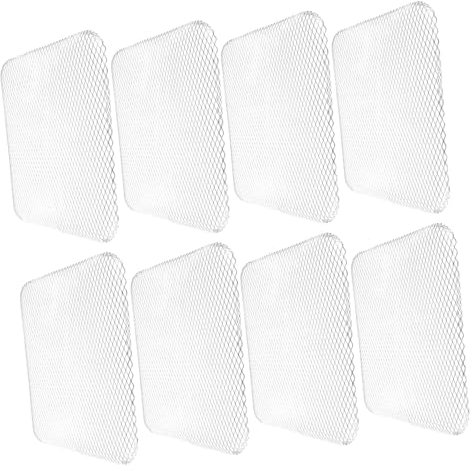 YARNOW Lot de 10 Revêtements De Gril Jetables en Maille Antiadhésive Construction Robuste en Aluminium pour La Cuisson en Extérieur Et en Intérieur