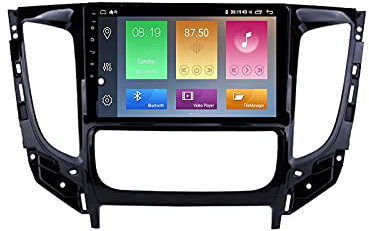 Genérico HTXPSM Android 10.0 Estéreo para automóvil 2 DIN Radio para Mitsubi-shi L200 5 2015-2019 Navegación GPS Reproductor Multimedia de 9 '' Receptor de Video Bluetooth con 4G / 5G WiFi SWC DS