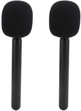 Mikrofonhalter Mikrofongriff Mount Adapter Wireless Mikrofonständer kompatibel mit Rode Wireless Go II Hollyland Lark M1 C1 150 G1 MOVO für Interviews Ereignisse Schwarz Abs