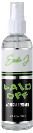 Ericka J. Large Laid Off Adhesive Remover - Fast and Gentle Lace Wig Glue & Tape-in Extension Remover, Safe for Skin and Hair, No Sticky Residue