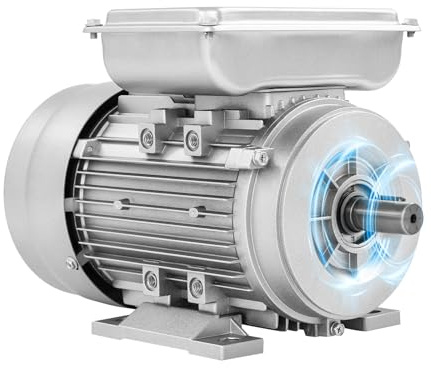 Single Phase Electric Motor, 750W 1HP 1380RPM Electric Motor for Cement Concrete Mixer Motor