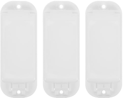 CORHAD 3pcs Switch Guard Protector, Baby Proof Wall Switch Cover for Rocker Light Socket Protects Your Lights Or Circuits from Being Accidentally Turned On Or Off (White)