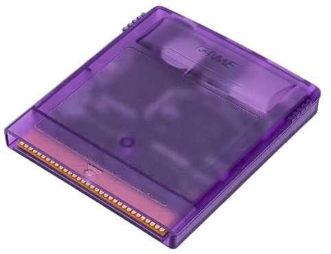YUEHISY Scheda di Gioco da 8 GB Adatta per Console GBC, Cartuccia Multigioco con Memoria Incorporata con Salvataggio Automatico, Compatibile con Gameboy Advance SP Light (Viola trasparente)