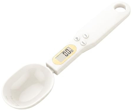 Digital Measuring Spoon, 500g/0.1g High Precision Spoon Scale | Multi-functional Kitchen Gadget with Lcd Display for Cooking, Baking, Pet Food, Dog & Cat Food Measuring Scoopweighing Scales