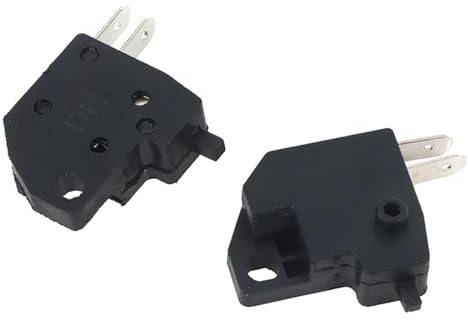 2 interruttori luce freno per moto, interruttore luce freno sinistro e destro universale, kit interruttore luce freno idraulico per moto e veicoli fuoristrada