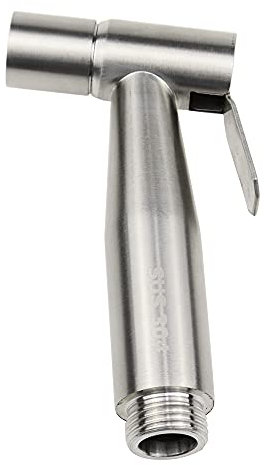 UYUYong Douchette Bidet pour WC Acier Inoxydable Pulvérisateur de Couches Pulvérisateur à Bidet Manuel pour l'hygiène personnelle Douche Salle de Bain WC -Argent