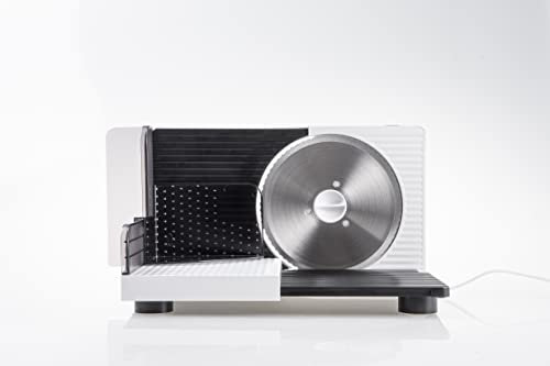 Fritel SL 3070 - Trancheuse à pain - 0-15 mm - Ø 17 cm - 100 W - Lame dentelée - Pliable - Blanc