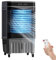 WXXSHGDW Enfriador de Aire Evaporativo con Control Remoto, Tanque de Agua de Gran Capacidad de 55 Litros, Oscilación de 120°, Modo de 3 Velocidades, Temporizador de 12 Horas