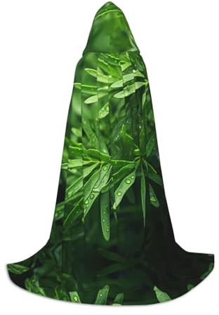 PHAYAH Cape à capuche motif bois de cèdre, cape de sorcière, costumes d'Halloween pour cosplay, bal masqué pour femme et homme, taille S