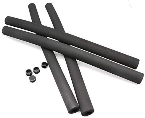 2 Paare Fahrradgriffe Lenkerbezüge Moosgummi Paar für Ergo Multilenker 500 mm