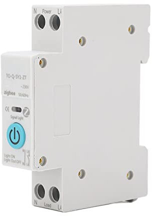 Pilipane Interruttore Termico Automatico Protettore da Sovraccarico Termico, Interruttore Automatico Intelligente 1P Interruttore di Disconnessione del Telecomando Wireless per Elettrodomestici(1o)